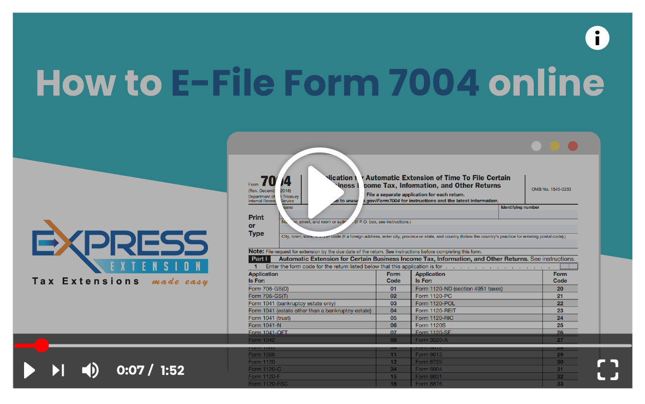 File Form 1041 Extension Online Estates & Trusts Tax Extension